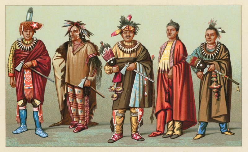 Amerika kostume af French School