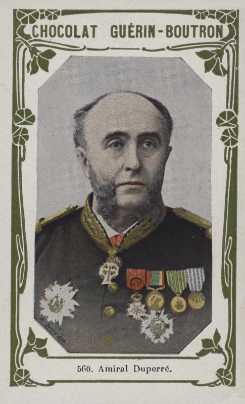 Amiral Duperre (farvet foto) af French School