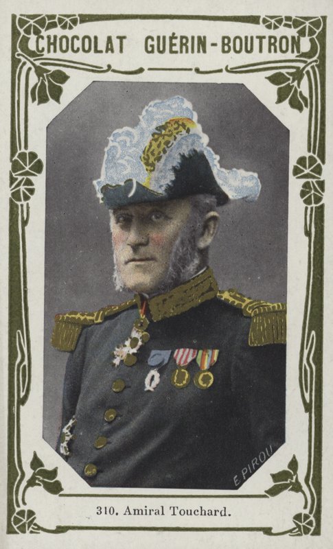 Amiral Touchard (farvet foto) af French School