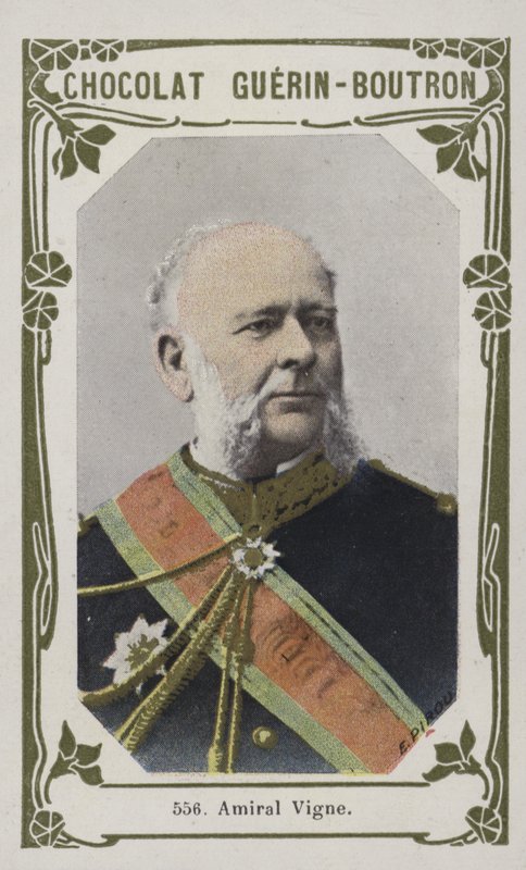Amiral Vigne (farvet foto) af French School