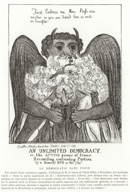 Et ubegrænset demokrati, 1792 af French School