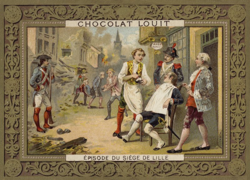En episode under belejringen af Lille, Frankrig, 1792 af French School