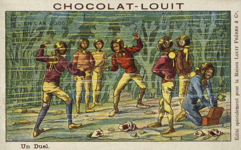 En undervandsduel i år 2000 af French School