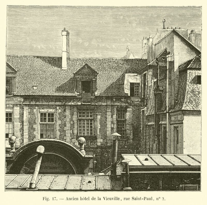 Tidligere Hotel de la Vieuville, rue Saint-Paul, nr. 2 af French School