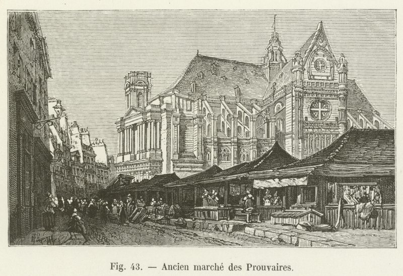 Tidligere Prouvaires-marked af French School