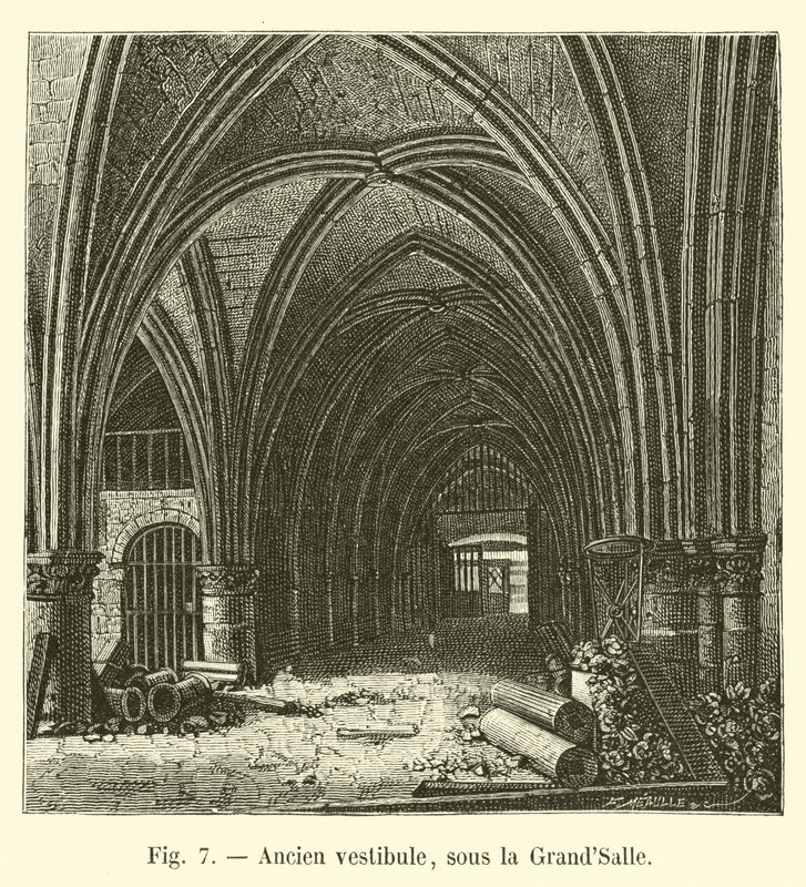 Gammel vestibule, under GrandSalle af French School