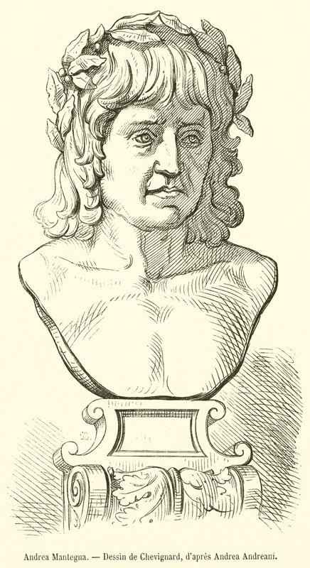 Andrea Mantegna (gravering) af French School