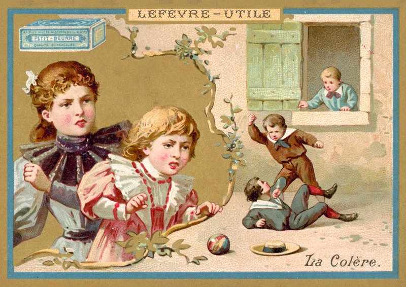 Vrede (chromolitho) af French School