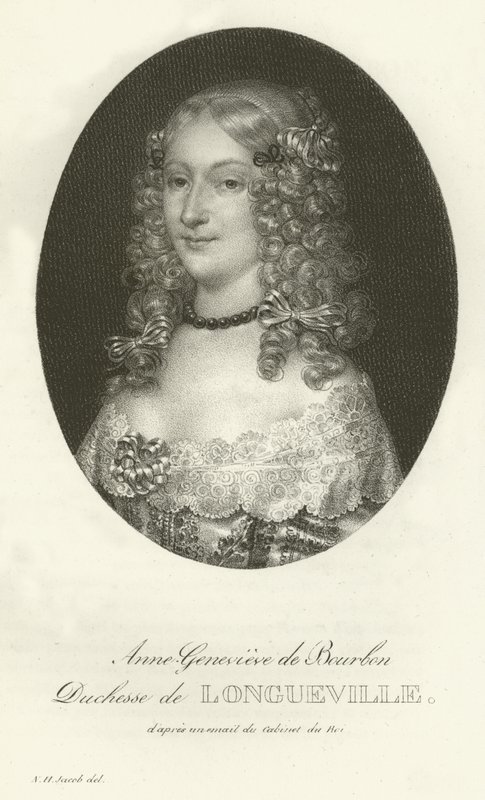 Anne-Geneviève de Bourbon, hertuginde af Longueville af French School