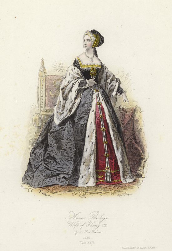 Anne Boleyn, anden hustru til Henry VIII af England af French School