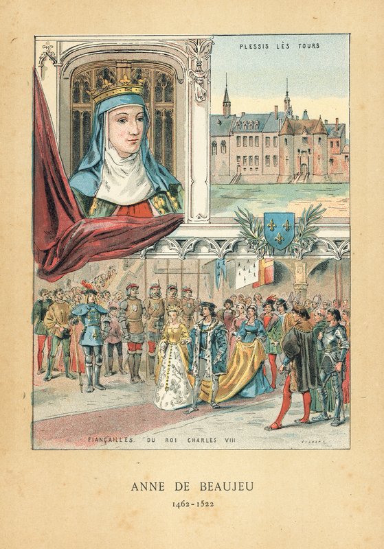 Anne af Beaujeu af French School