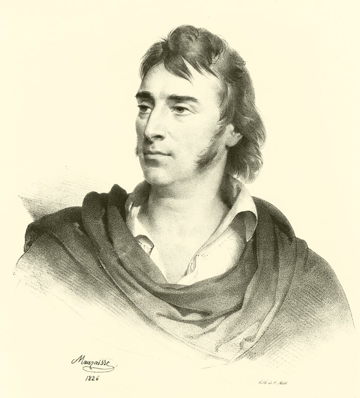 Antoine-Jean Gros, portræt (gravering) af French School