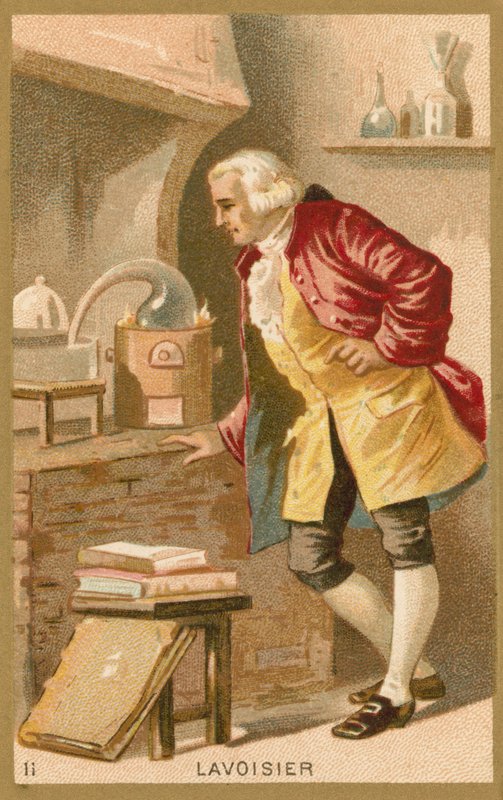 Antoine Lavoisier, fransk kemiker af French School