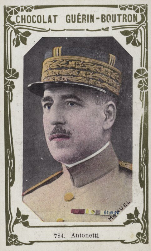 Antonetti (farvet foto) af French School