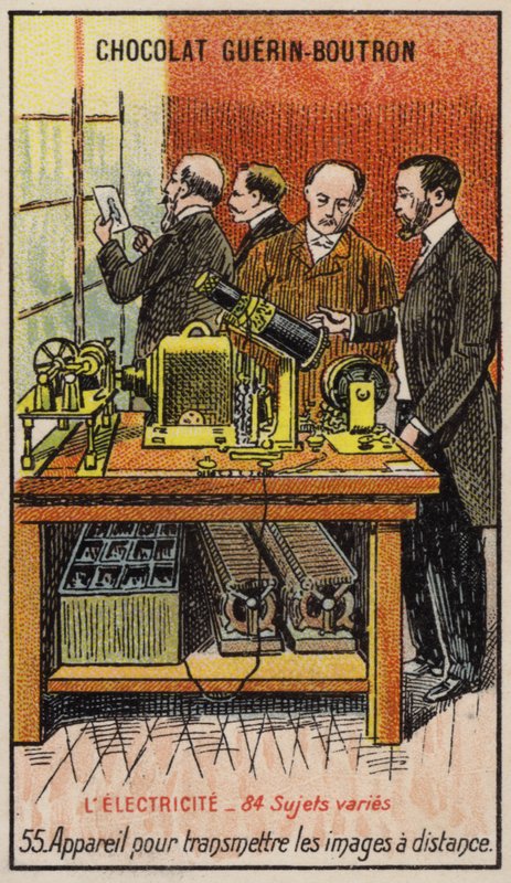 Apparat til transmission af billeder over afstand (chromolitho) af French School