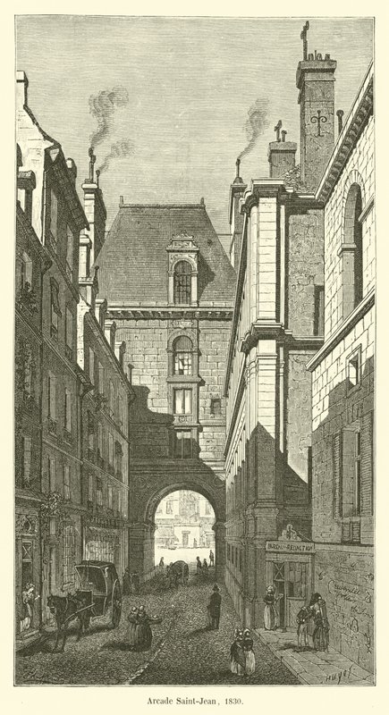 Arcade Saint-Jean, 1830 af French School