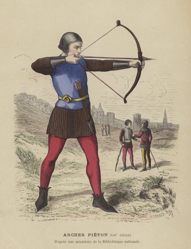 Archer, 13. århundrede af French School