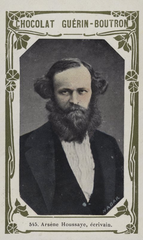 Arsene Houssaye, ecrivain (farvet foto) af French School