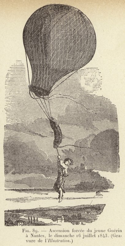 Tvunget opstigning af unge Guerin til Nantes, søndag den 16. juli 1843 af French School