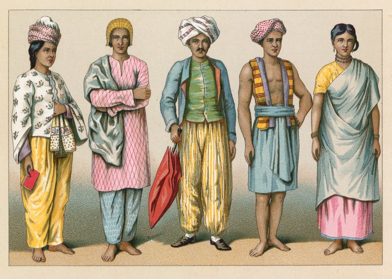 Asien kostume af French School