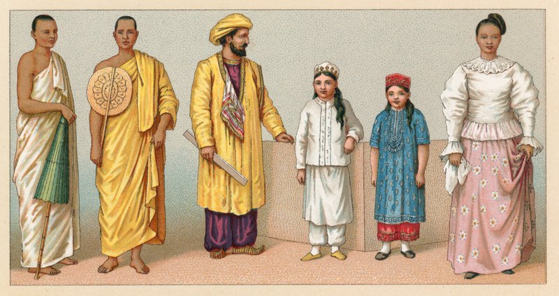 Asien kostume af French School