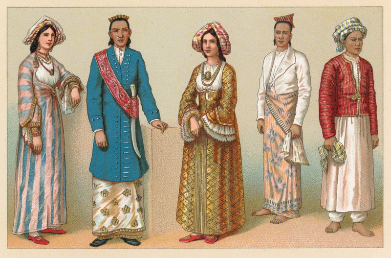 Asien kostume af French School