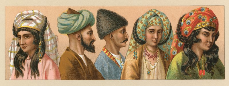 Asiatisk kostume af French School