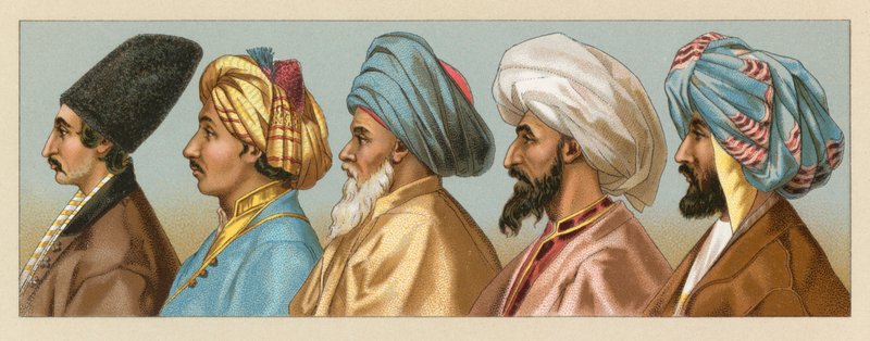 Asiatisk kostume af French School
