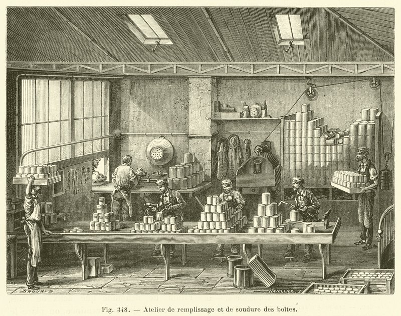 Æskefyldnings- og svejseværksted (gravering) af French School
