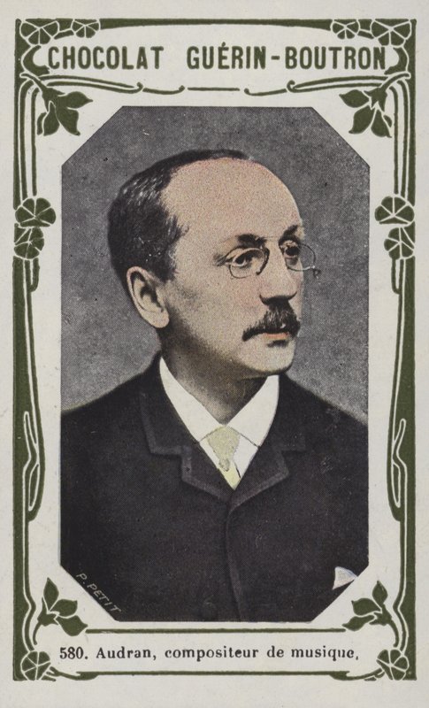 Audran, musikkomponist (farvet foto) af French School