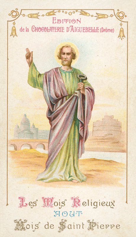 August, Sankt Peters måned (chromolitho) af French School