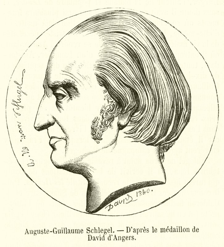 Auguste-Guillaume Schlegel (gravering) af French School