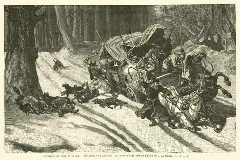 Eventyr af land og hav (gravering) af French School