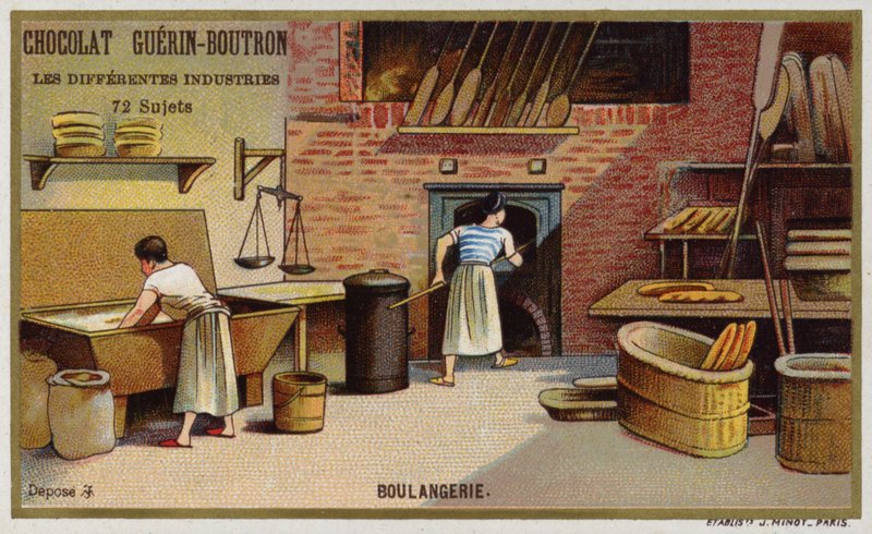 Bageri (chromolitho) af French School