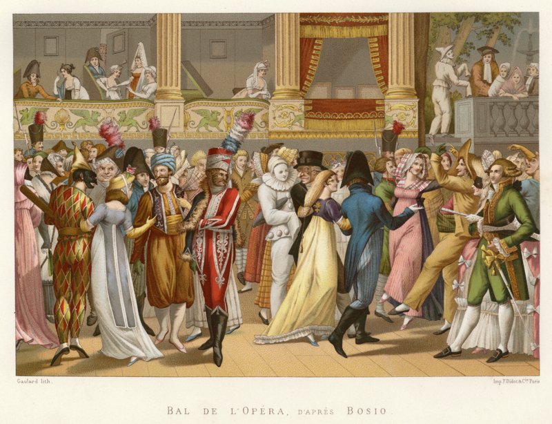 Operabal, efter Bosio (chromolitho) af French School