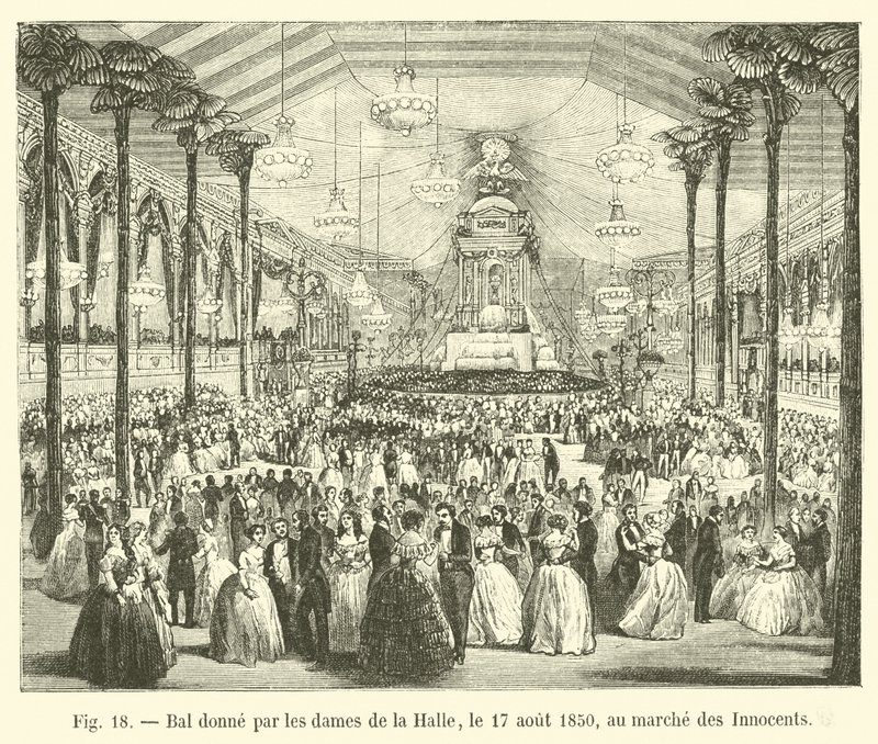 Bal givet af damerne i Halle den 17. august 1850 ved de uskyldiges march af French School