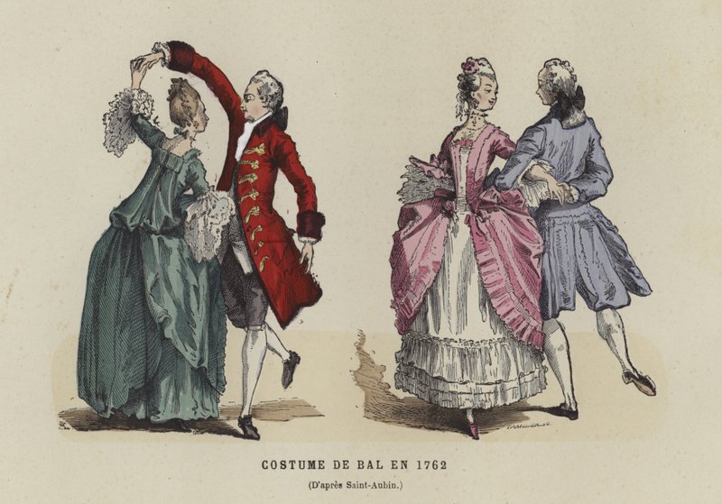 Bolddragt, 1762 af French School