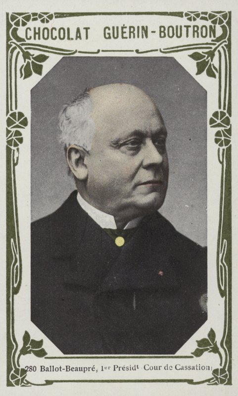 Ballot-Beaupre, Kassationsrettens første præsident (farvet foto) af French School