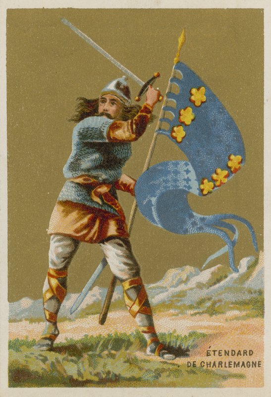 Karl den Stores banner af French School