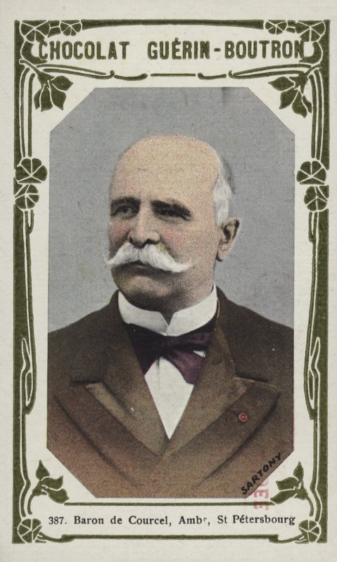 Baron de Courcel, ambassadør, Skt. Petersborg (farvet foto) af French School