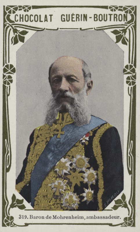 Baron de Mohrenheim, ambassadeur (farvet foto) af French School