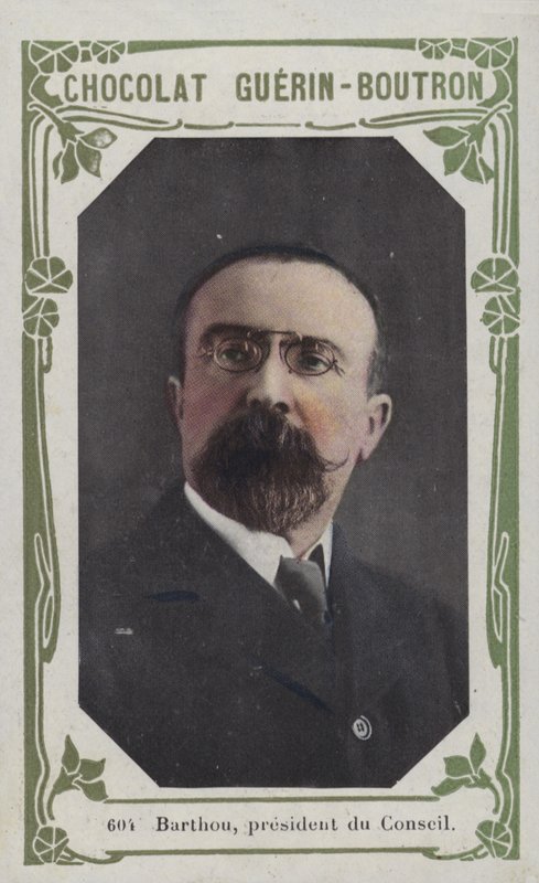 Barthou, præsident du Conseil (farvet foto) af French School