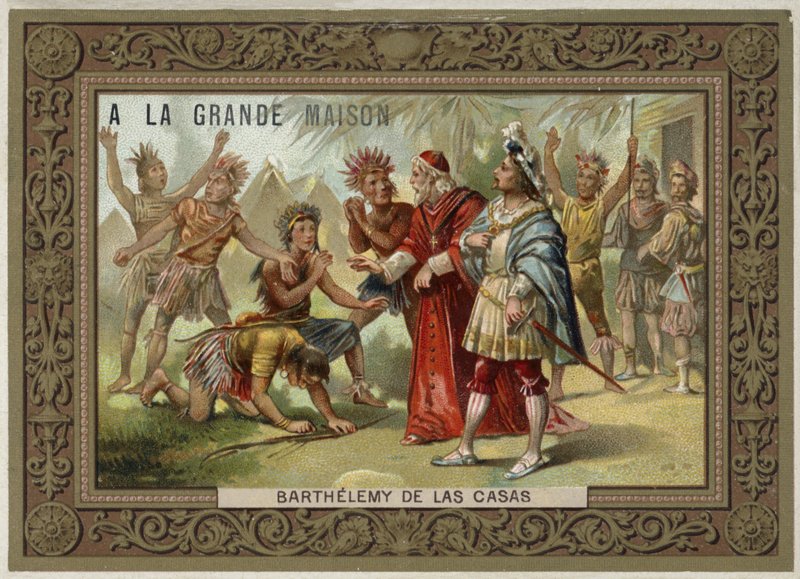 Bartolome de las Casas, spansk historiker fra det 16. århundrede; social reformator og dominikanerbroder af French School