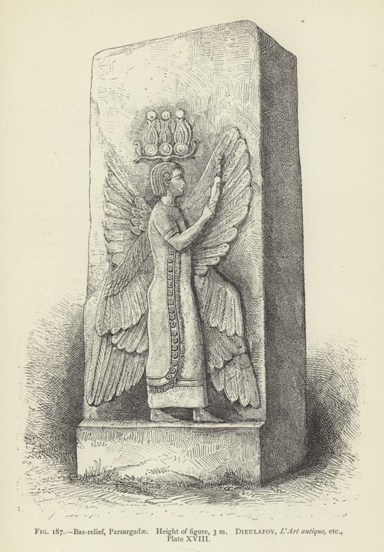 Bas-relief, Parsargadae, Figurhøjde, 3 m af French School