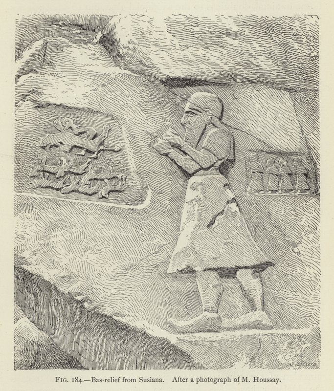 Bas-relief fra Susiana af French School