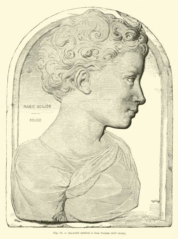 Basrelief tilskrevet Jean Goujon af French School