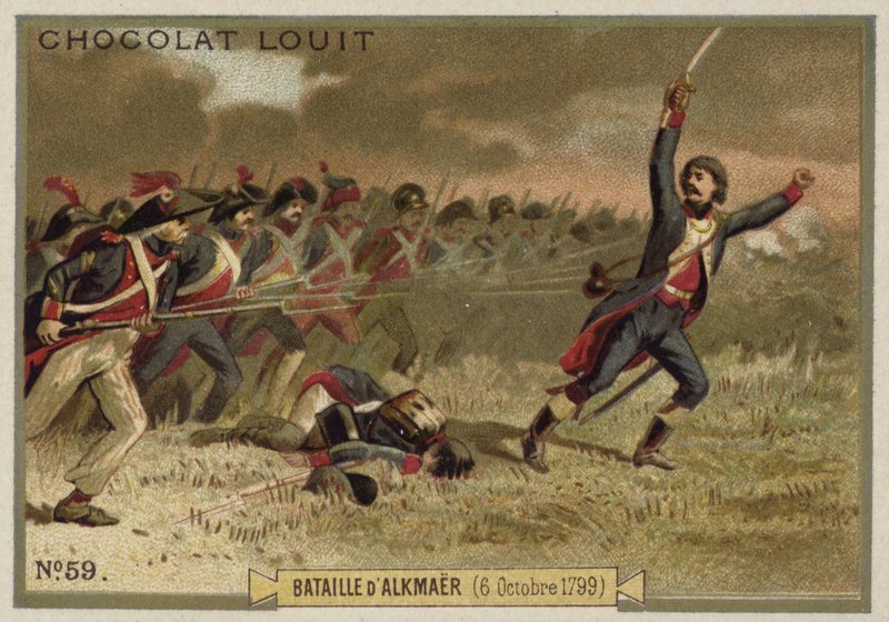 Slaget ved Alkmaar, franske revolutionskrige, 6. oktober 1799 af French School