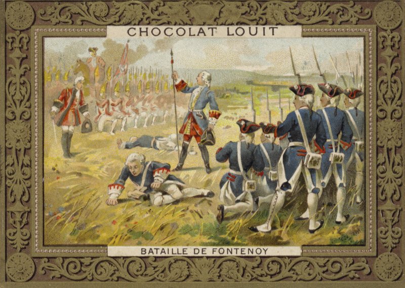 Slaget ved Fontenoy, 1745 af French School