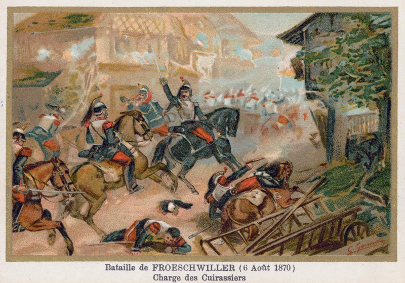 Slaget ved Froeschwiller, Cuirassiers angreb af French School