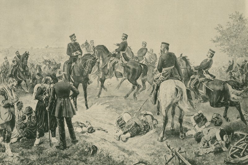 Battle of Gravelotte, Franco-Prussian War, 18 August 1870  af French School